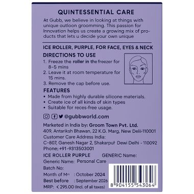 GUBB: Ice Roller (Face, Eye, Neck) Purple