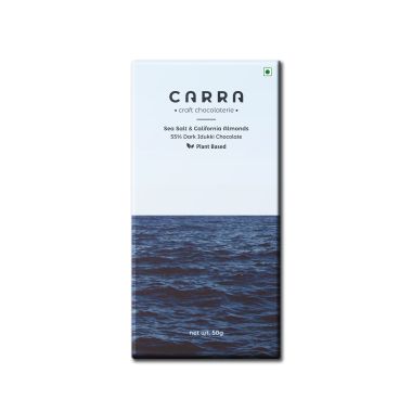 Sea Salt & California Almonds in 55% Dark Chocolate 50gm each