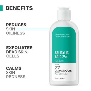 Dermatouch: Salicylic Acid 2% Face Wash 50ml