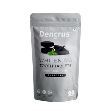 Tooth Tablets | WHITENING CHARCOAL Flavour| 60 Tablets