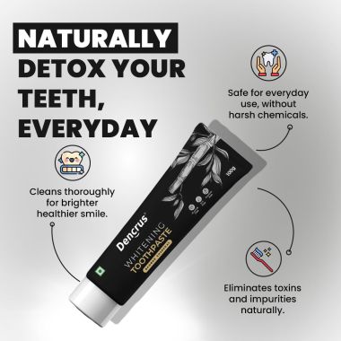 Amwoodo: Charcoal & Mint Toothpaste Combo | 200gm | 100gm each
