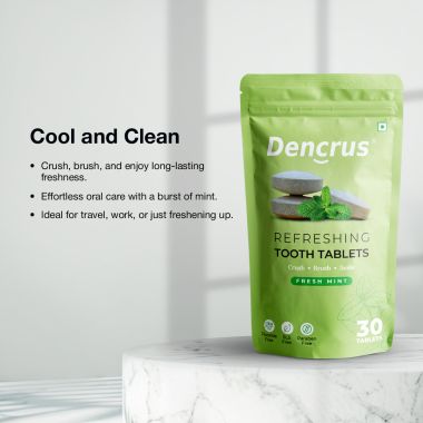 Amwoodo: Tooth Tablets | REFRESHING MINT Flavour | 30 Tablets