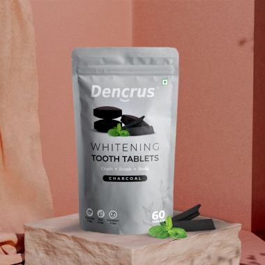 Amwoodo: Tooth Tablets | WHITENING CHARCOAL Flavour| 60 Tablets