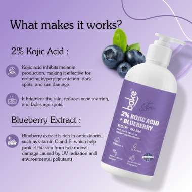 Bake Cosmetics: 2% Kojic Acid Body Wash