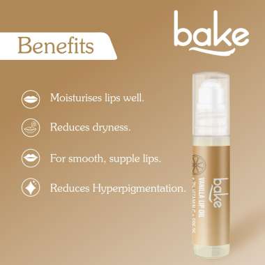 Bake Cosmetics: 2% Vitamin C Vanilla Lip Balm Oil SPF 25 PA+++