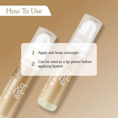 Bake Cosmetics: 2% Vitamin C Vanilla Lip Balm Oil SPF 25 PA+++
