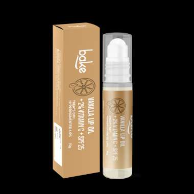 Bake Cosmetics: 2% Vitamin C Vanilla Lip Balm Oil SPF 25 PA+++