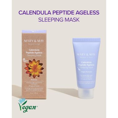 Mary&May: Calendula Peptide Ageless Sleeping mask 30gm