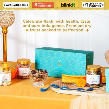 Nutty Gritties: Rakhi Special Handcrafted Gift Box - 320gm