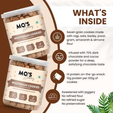 MOS Bakery: Chocolate Multigrain Cookies - 200g