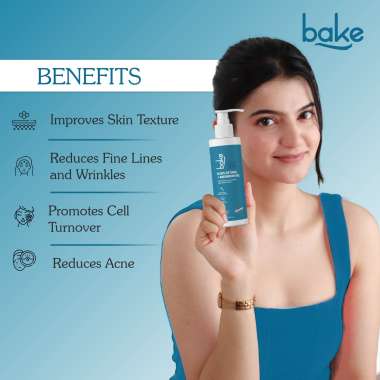 Bake Cosmetics: 0.05% Retinol Face Wash for Acne ,Blackheads & Open Pores for Men & Women