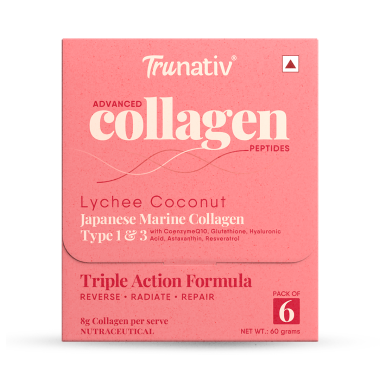 TruNativ: Advanced Collagen Powder- Lychee Coconut (10g x 6 Sachets)