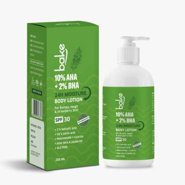 Bake Cosmetics: 10% AHA + 2% BHA Body Lotion SPF 30 PA+++