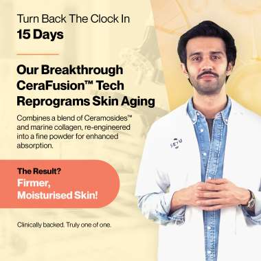 SETU: Youthful with 8g Marine Collagen + Ceramosides™ for 4X Faster Hydration | Supplement to Reduce Wrinkles, Fine Lines & Support Healthy Skin | Collagen Powder For Women & Men | (90 Servings)
