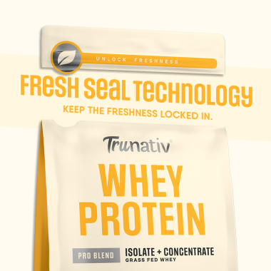 TruNativ: Whey protein powder | Blend with Isolate and Concentrate | 26g Protein | 6g BCAA | No added Sugar | Mango (907g / 2lbs)