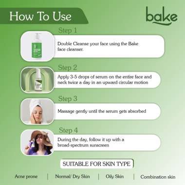 Bake Cosmetics: 10% Niacinamide + Azelaic Acid Serum