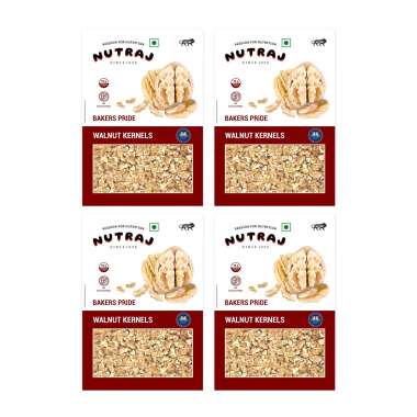 Nutraj: Bakers Pride Walnut Kernels 500gm