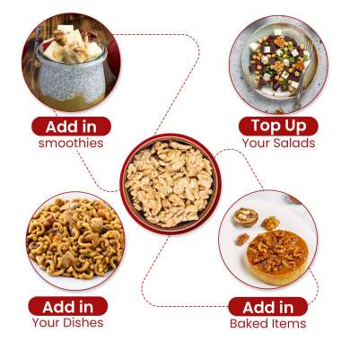Nutraj: Bakers Pride Walnut Kernels 1250gm