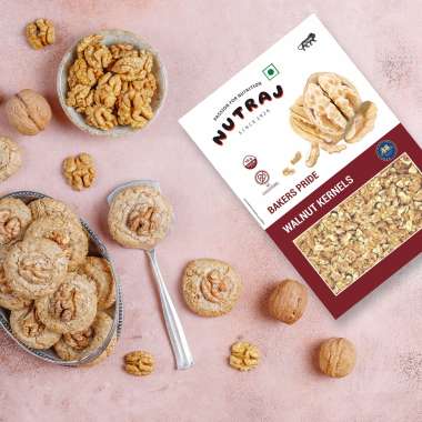 Nutraj: Bakers Pride Walnut Kernels 500gm