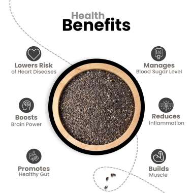 Nutraj: Chia Seeds 400gm