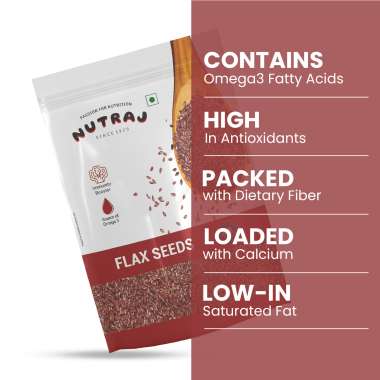 Nutraj: Flax Seeds 600gm