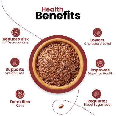 Nutraj: Flax Seeds 600gm