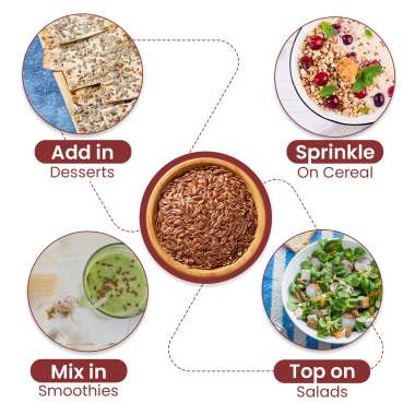 Nutraj: Flax Seeds 600gm