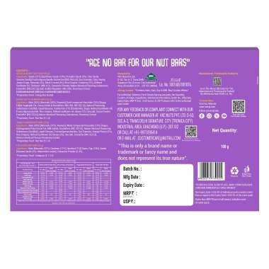 Nutraj: Nutty Protein Bar 300gm
