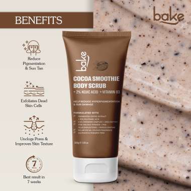 Bake Cosmetics: 2% Kojic Acid Cocoa Smoothie Body Scrub 200ml