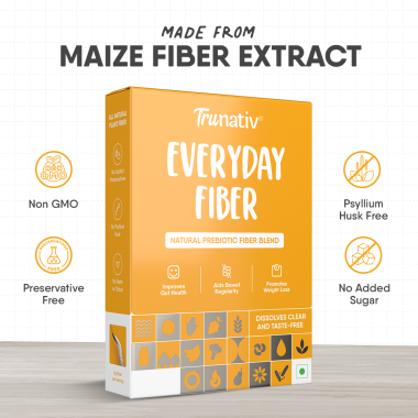 TruNativ: Everyday Fiber| Enhances Digestive Health- Unflavored - 100 gm