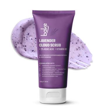 Bake Cosmetics: 2% Kojic Acid Lavender Cloud Body Scrub 200ml
