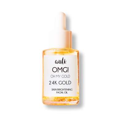 AULI: OMG Pure Rosehip and 24K Gold Flakes induced Facial Oil - 30ml