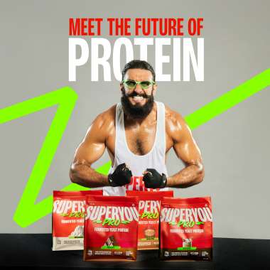 SuperYou: Pro Fermented Yeast Protein (Pack of 8) | 24gm Protein| Chocolate | PDCAAS of 1 - 1kg