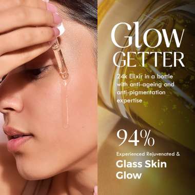 AULI: OMG Pure Rosehip and 24K Gold Flakes induced Facial Oil - 30ml