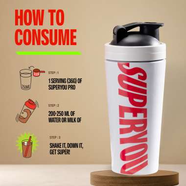 SuperYou: Pro Fermented Yeast Protein(Pack of 8) | 24gm Protein| Coffee  | PDCAAS of 1 - 288gm