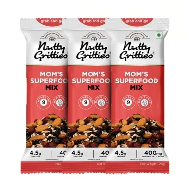 Nutty Gritties: Mom's Superfood Mix - 28gm*3
