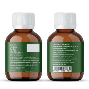 Vlado's Himalayan Organics: Vitamin D3 60000 IU Shots | Cholecalciferol Vitamin D3 60000 IU Supplement   5ml Each bottle - Orange Flavour - (Pack of 8) 