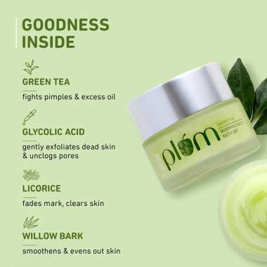 Plum: Green Tea Renewed Clarity Night Gel - Mini  15ml