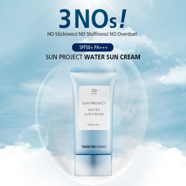 Thank You Farmer: Sun Project Water Sun Cream SPF 50+ PA+++ , 50ml