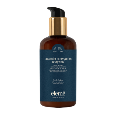Eleme: Lavender & Bergamot Lightweight Body Milk with Chamomile & Pro Vitamin B5
