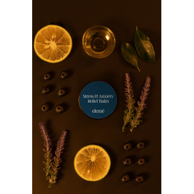 Eleme: Stress & Anxiety Relief Balm with Lavender & Bergamot for Soothing & Comfort