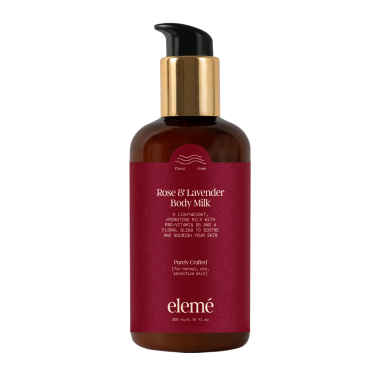 Eleme: Rose & Lavender Lightweight Body Milk with Chamomile & Pro Vitamin B5