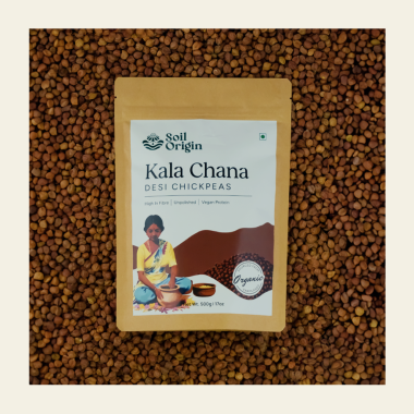 Soil Origin: Black Chana (Desi Chana)  500gm