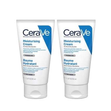 CeraVe: Moisturizing Cream 50ml Pack of 2