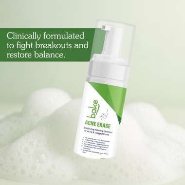 Bake Cosmetics: Acne Erase Clarifying Foaming Cleanser with 2% Salicylic Acid   100ml