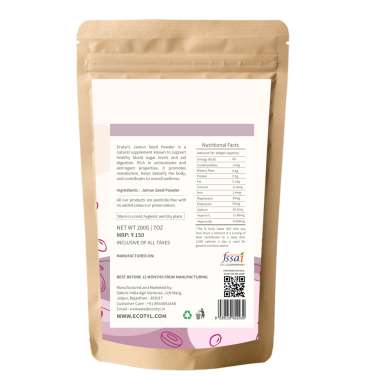 Ecotyl: Jamun Seed Powder | Blood Sugar Control  | 200gm