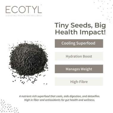 Ecotyl: Basil Seeds | Sabja Seeds  | 250gm