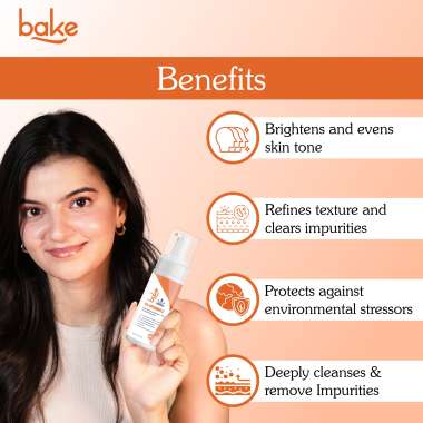 Bake Cosmetics: 5% Vitamin C Foaming Face Wash  100ml