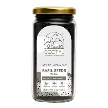 Ecotyl: Basil Seeds | Sabja Seeds  | 250gm