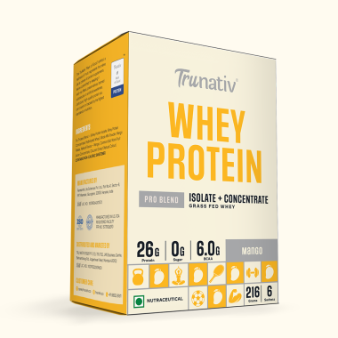 TruNativ: Pro Blend Whey Protein  Mango   216gm
